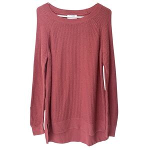 Old Navy Textured Tunic Sweater Women’s Size Large Pink